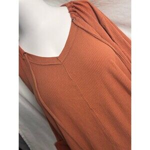 Womens Boutique Top - Size L - Lightweight Long Sleeve Hooded Thin Blouse